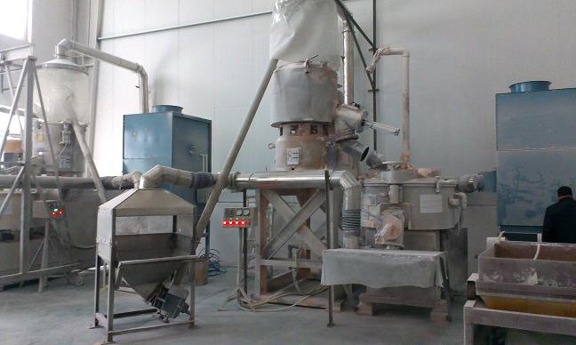 河北雄縣PVC混料機、擠出機除塵系統(tǒng)除塵器已交付使用